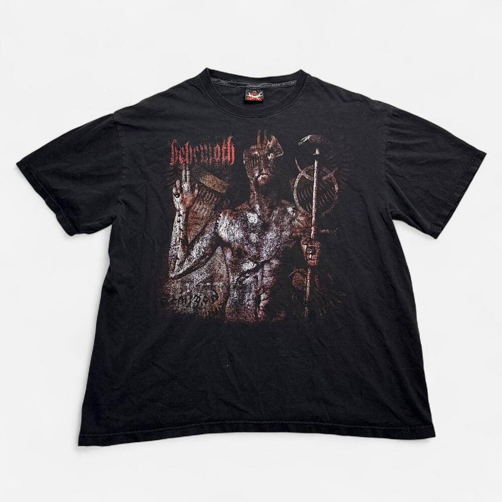 Behemoth Hot Rock Black Metal Band T-Shirt Men’s XL Faded Graphic Tee